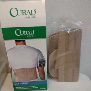 CURAD UNIVERSAL BACK SUPPORT Help Heal Lower Back Pain, Sprains Strains 33"- 48"